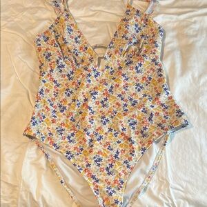 Shade & Shore Floral One Piece Swimsuit - Multicolor